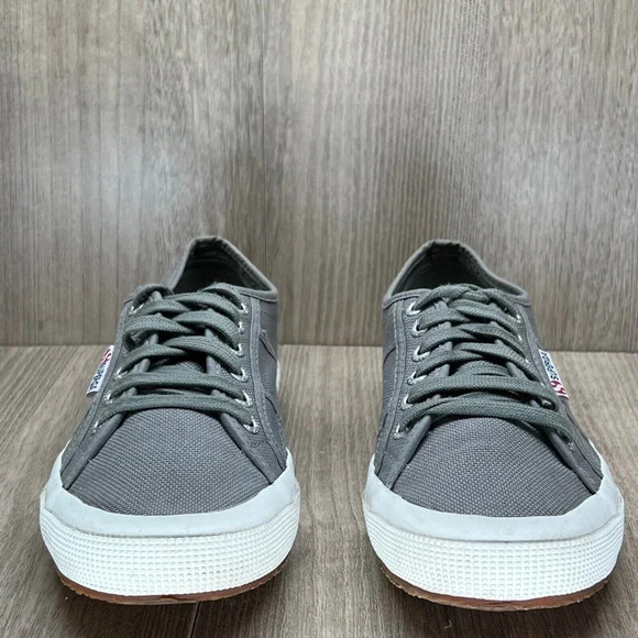 SUPERGA Sneakers Unisex W8.5/ M7 2750 Cotu Classic Low Top Casual Canvas Gray - Picture 2 of 12